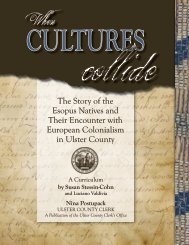 The Story of the Esopus Natives and Their Encounter with European ...