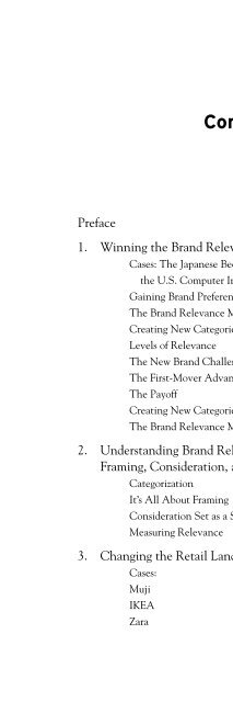 Brand Relevance: Making Competitors Irrelevant - always yours