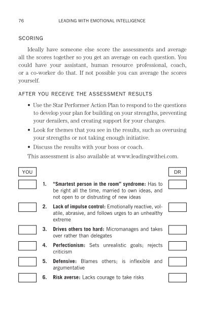 Leading with Emotional Intelligence: Hands-On ... - always yours