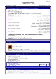 Sicherheitsdatenblatt Kieselgur Allgemein pdf