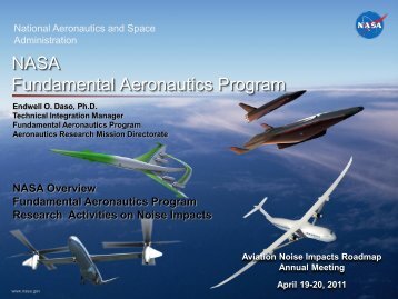 NASA Overview Fundamental Aeronautics Program Research - FICAN