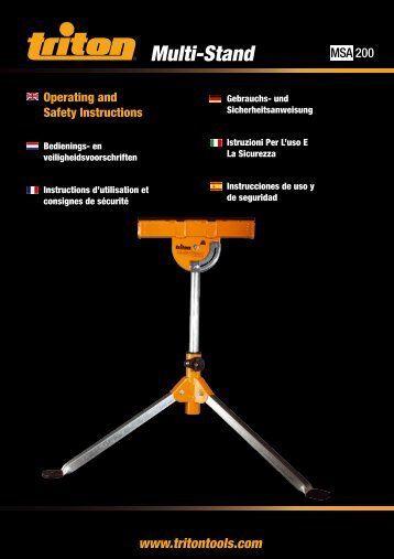 Manuel d'utilisation - Triton Tools