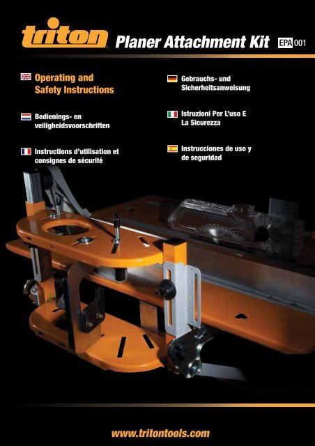 Manuel d'utilisation - Triton Tools