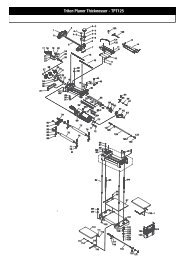 Exploded Schematic Diagram - Triton Tools