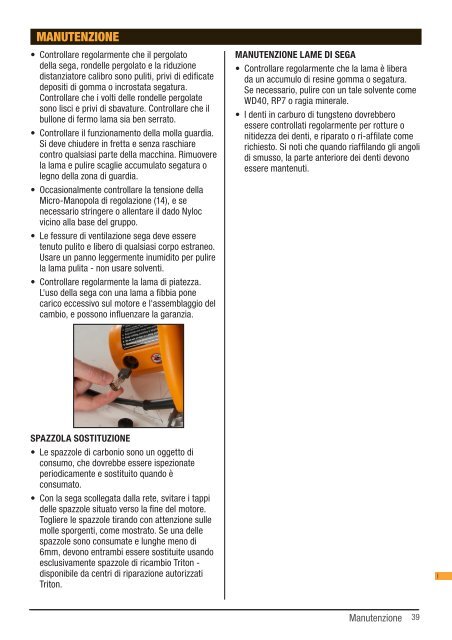 Manual de instrucciones - Triton Tools