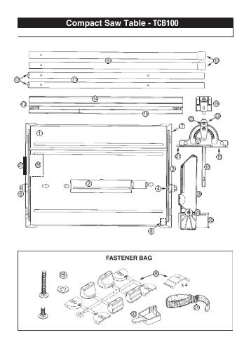 Exploded Schematic Diagram - Triton Tools