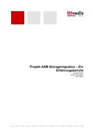 Projekt ASM Storagemigration – Ein Erfahrungsbericht / DE - Trivadis