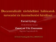 DecentralizÃ¡lt tÃ¡vhÅellÃ¡tÃ³ hÃ¡lÃ³zatok tervezÃ©si Ã©s ... - trivent.hu