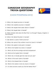 Science Trivia Questions Xxi Trivia Champ