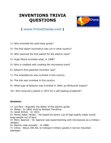 1001 Bible Trivia Questions (PDF)