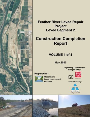 Construction Completion Report - Three Rivers Levee Improvement ...