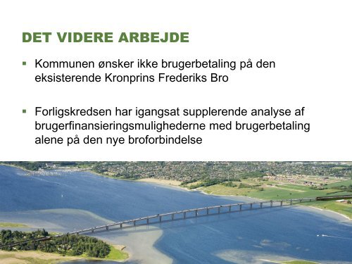 Modeller for etablering af en ny fjordforbindelse over Roskilde Fjord ...