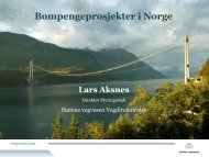 Bompengeprosjekter i Norge Lars Aksnes