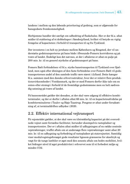 Danmark som transportland - Transportministeriet