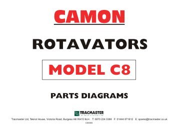 Camon - C8 - Rotivator (8hp) - Exsel Plant & Tool Hire Ltd