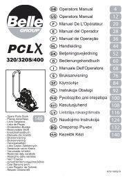 Belle - PCLX320 - Light Petrol Compactor Plate - Exsel Plant & Tool ...