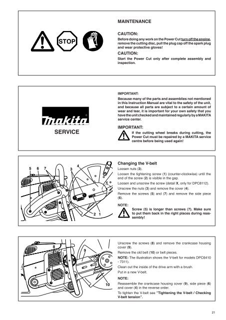 DPC6410, DPC6411 DPC7310, DPC7311 DPC8111, DPC8112 ...