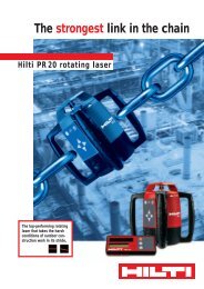 Hilti PR20 rotating laser