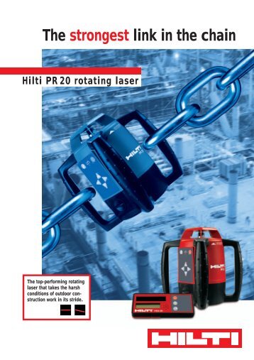 Hilti PR20 rotating laser