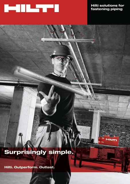 Surprisingly simple. Hilti