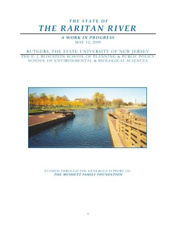 Elegant Report - Sustainable Raritan River - Rutgers, The State ...