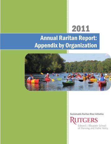 Appendix by Organization - Sustainable Raritan River