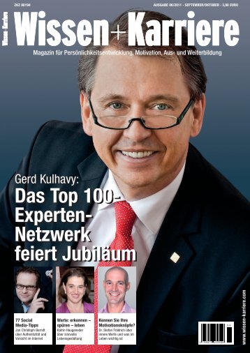 Titelstory: Gerd Kulhavy - Speakers Excellence Holding GmbH 