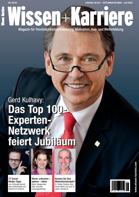 Titelstory: Gerd Kulhavy - Speakers Excellence Holding GmbH 