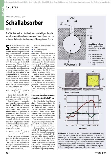 Schallabsorber Trockenbau Akustik