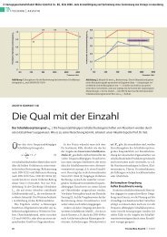 Die Qual mit der Einzahl - TrockenBau Akustik