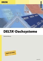 DELTAÂ®-Dachsysteme - TrockenBau Akustik