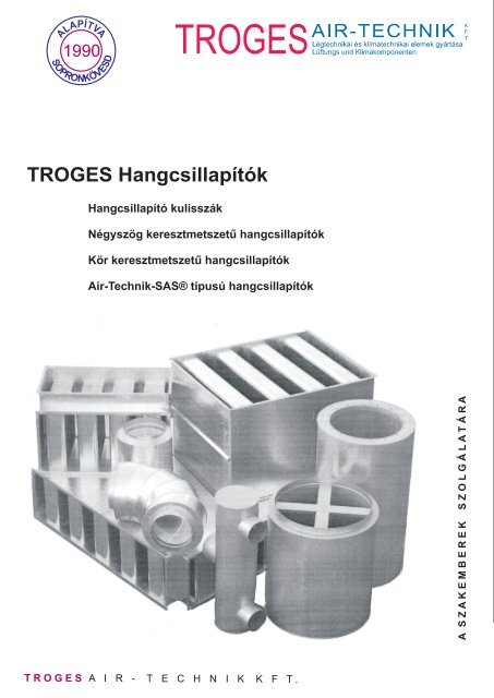 Hangcsillapítók - TROGES Air-Technik Kft.