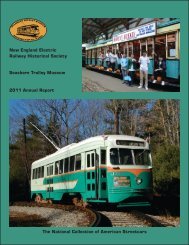 2011 Annual Report - the Seashore Trolley Museum