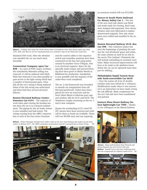 2011 Annual Report - the Seashore Trolley Museum