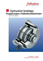 Hydraulisch betÃ¤tigte Kupplungen, Federdruckbremsen sowie ...