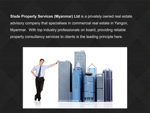 A Trusted Real Estate Consultancy in Yangon