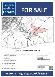 land at thorniebrae, huntly - ANM Group