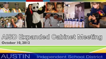 Expanded Cabinet Presentation - Austin ISD