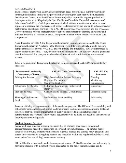 Pearce Middle School Redesign and Reassignment ... - Austin ISD