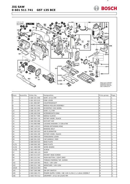 Bosch Gst135bce Jigsaw