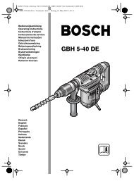 GBH 5-40DE - Artisan Hire Centres