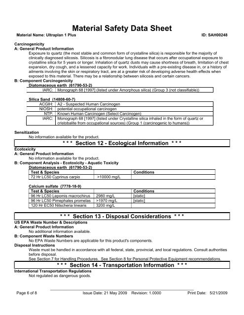 Ultraplan 1 Plus (English) - T and A Supply Company, Inc.