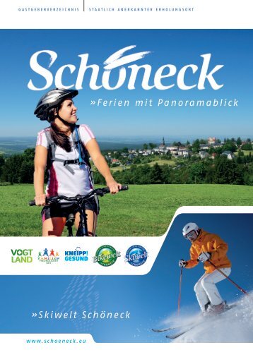 Schöneck Imagabroschüre und Gastgeberverzeichnis