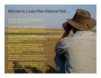 Welcome to Liuwa Plain National Park…