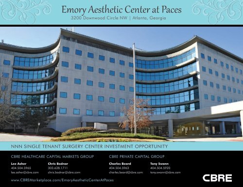 Emory Aesthetic Center At Paces Cbre Marketplace