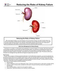 Reducing the Risks of Kidney Failure - HillsVet