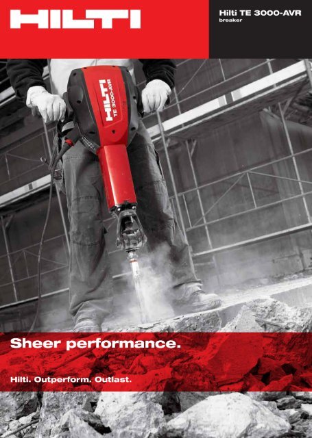 Download TE 3000-AVR brochure - Hilti (Philippines)