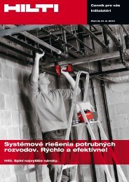 SystÃ©movÃ© rieÅ¡enia potrubnÃ½ch rozvodov. RÃ½chlo a efektÃ­vne! - Hilti