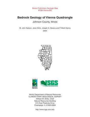 Bedrock Geology of Vienna Quadrangle - Illinois State Geological ...