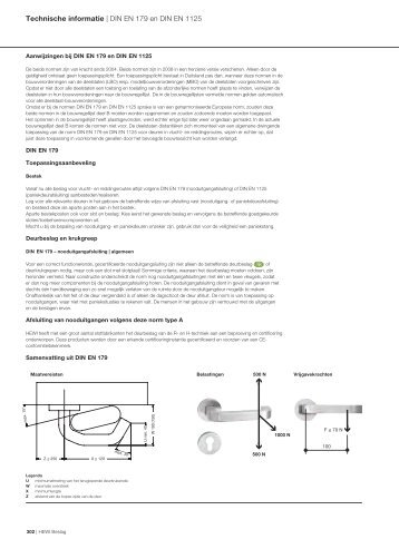 EN 179 en 1125 - HEWI